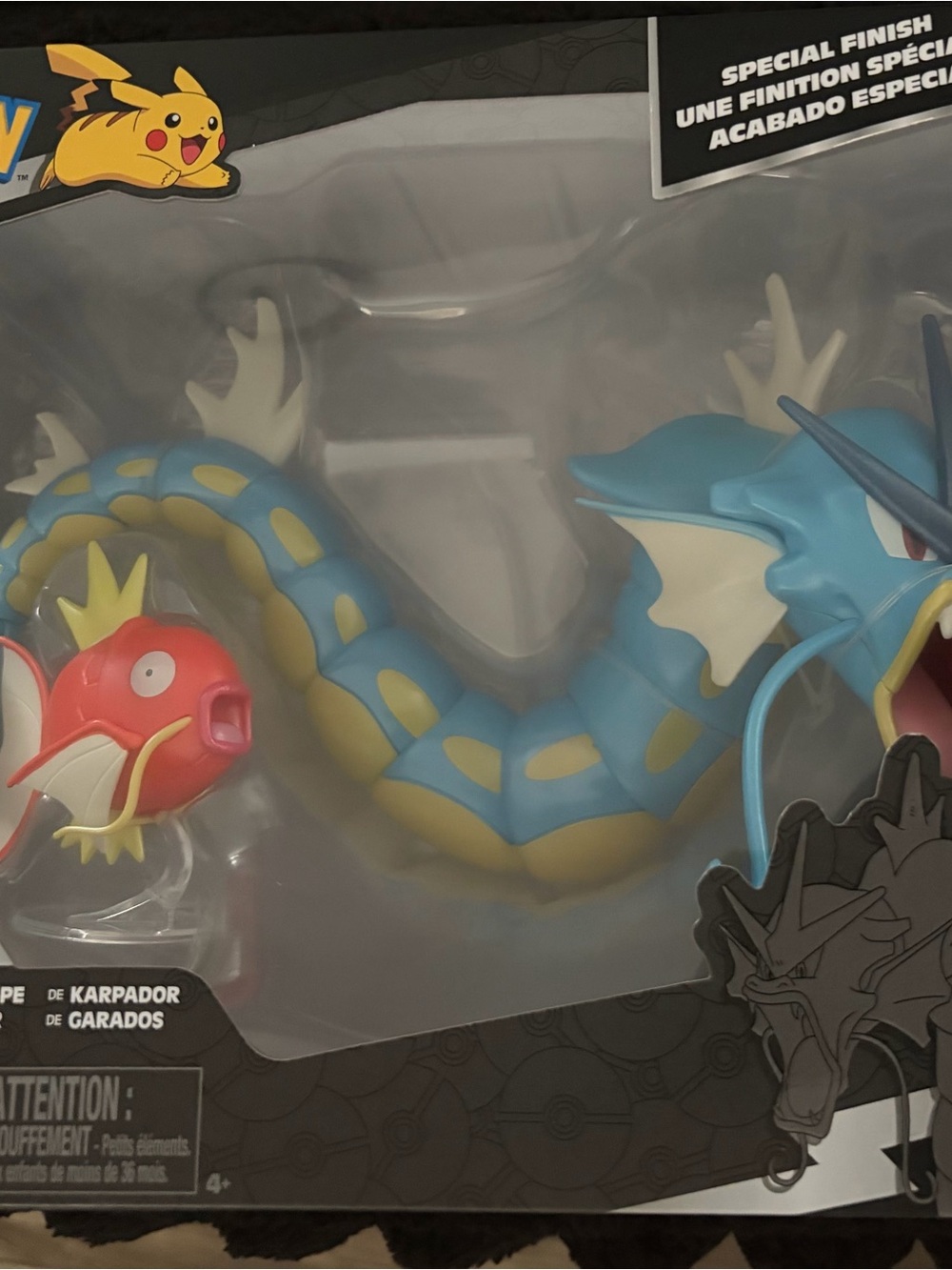 Gyarados & Magikarp Kids Toy - Blue and Red